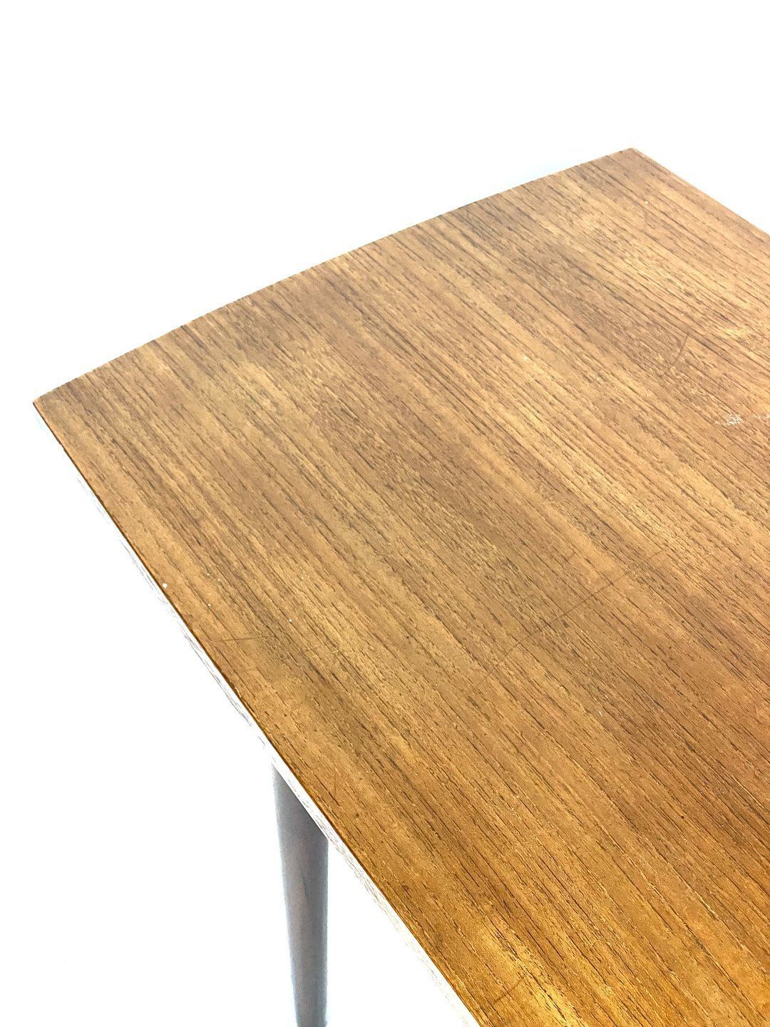 Coffee Table In Teak With Paper Cord Shelf Of Danish Design From The 1960s. photo for sale