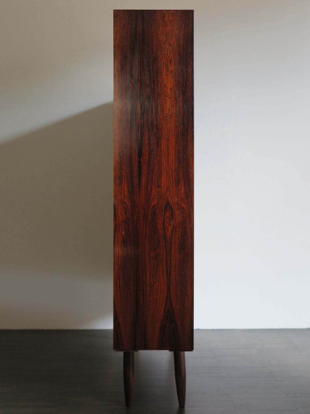 Scandinavian Dark Wood Bookcase Design Gunni Omann , 1960s photo for sale
