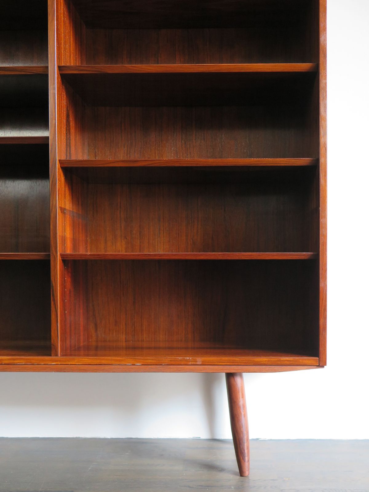 2900.0 Scandinavian Dark Wood Bookcase Design Gunni Omann , 1960s photo