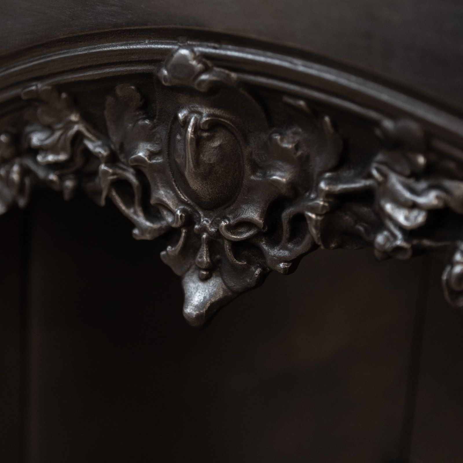 Ornate Reclaimed Victorian Style Cast Iron Insert photo buy