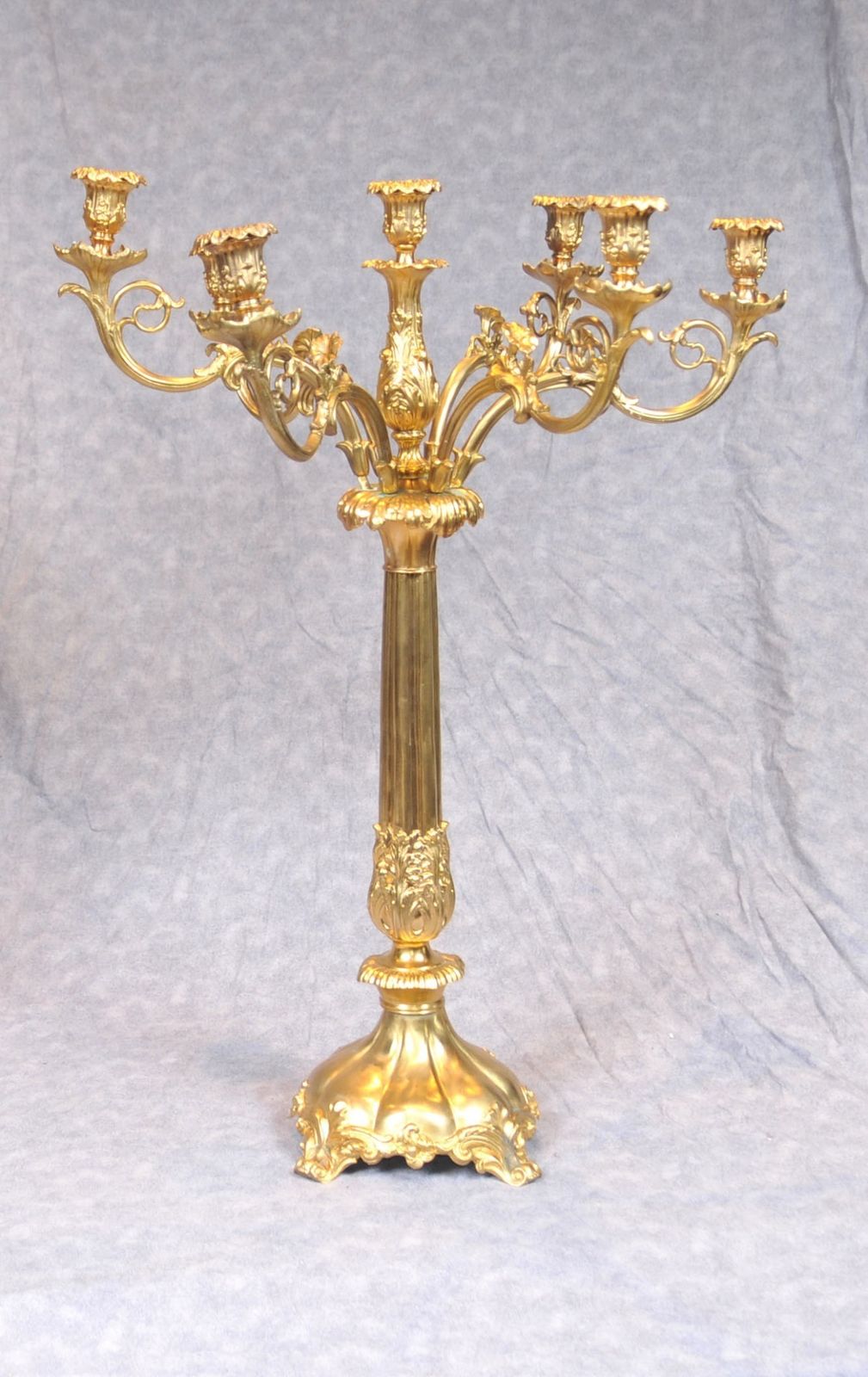 Pair Candelabras   Gilt Antique Gilt Classic Candelabrum Paul Storr photo for sale