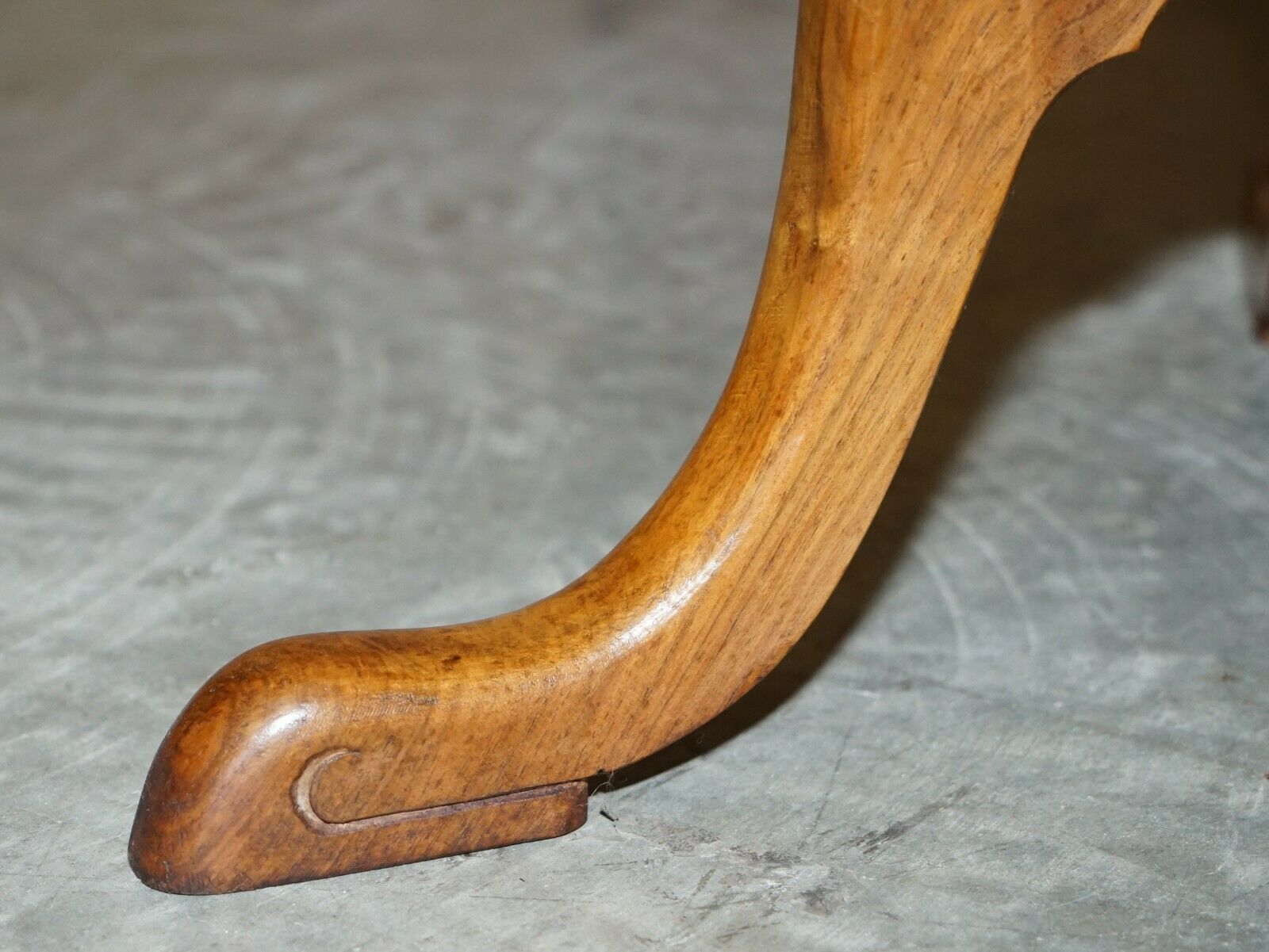 photo for sale Lovely Antique Victorian English Walnut Tilt Top Side Occasional Tripod Table