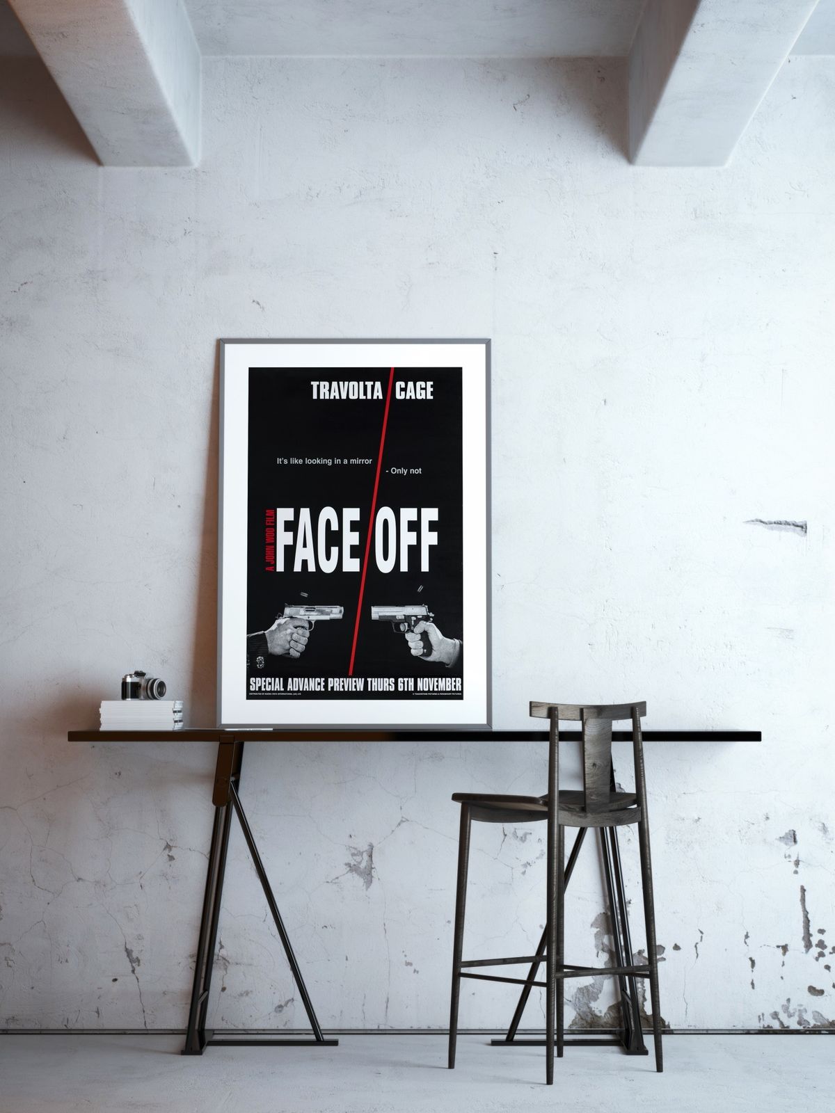 'Face/Off' Original British Double Crown Film Poster, 1997 photo for sale