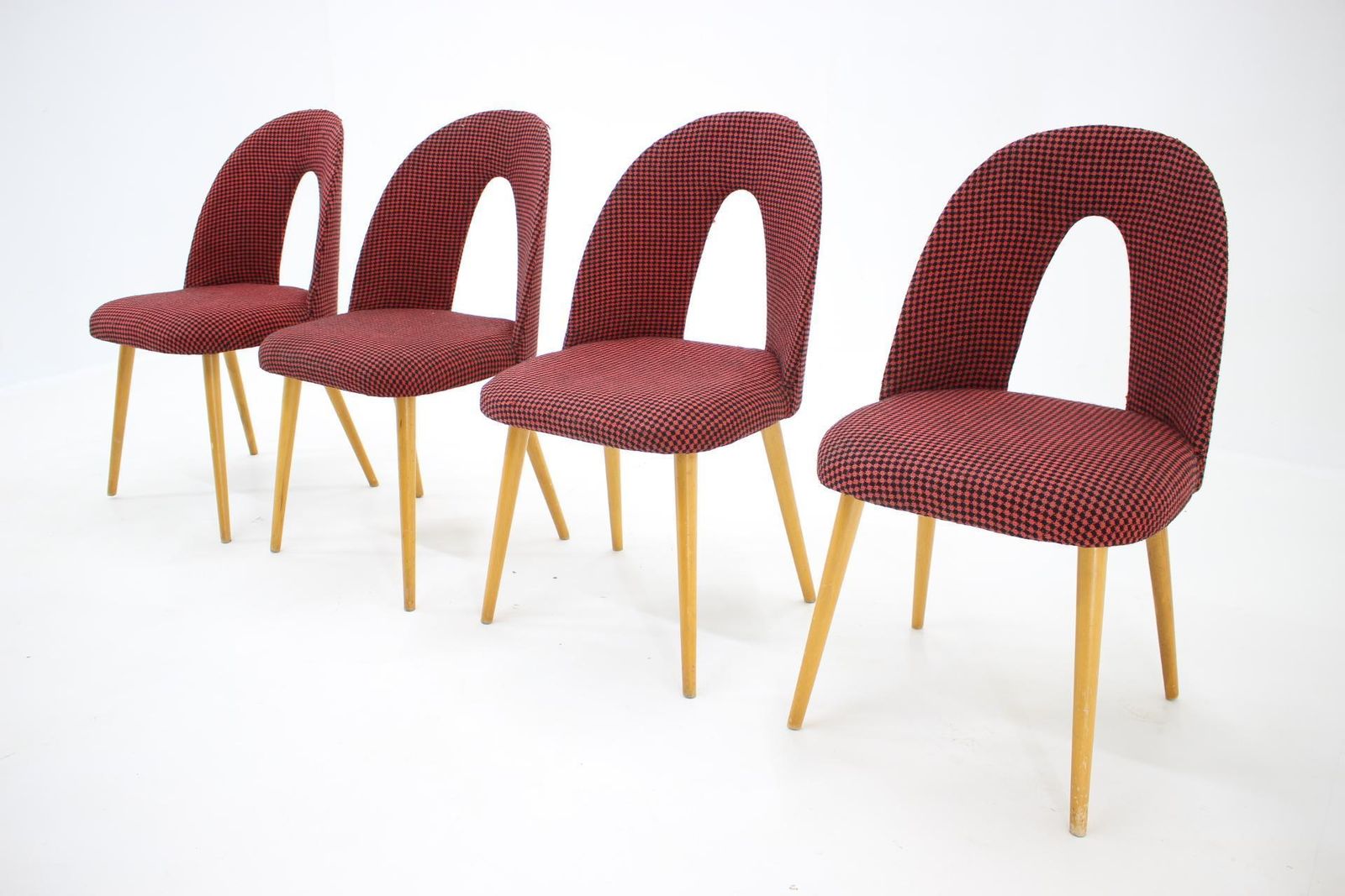 1960s Antonin Suman Set Of Four Dining Chairs, Czechoslovakia photo for sale