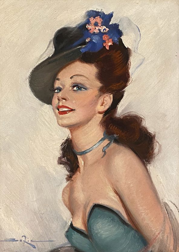 School Of Jean Gabriel Domergue (1889 1960) ‘La Parisienne’ photo furniture