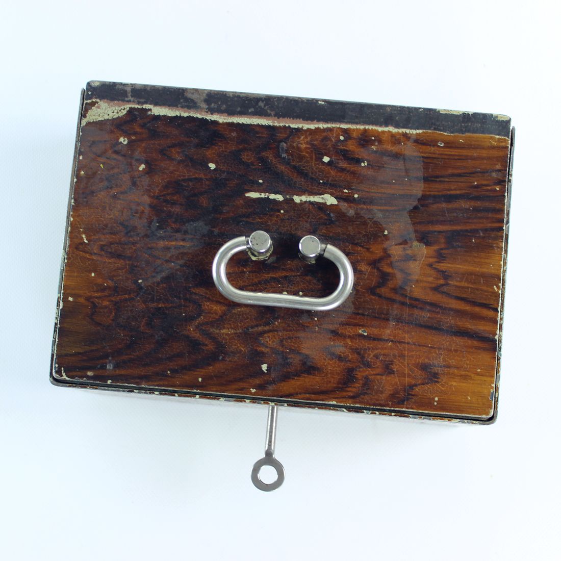 Vintage Safe Deposit Box, Czechoslovakia 1930s photo Home Decor