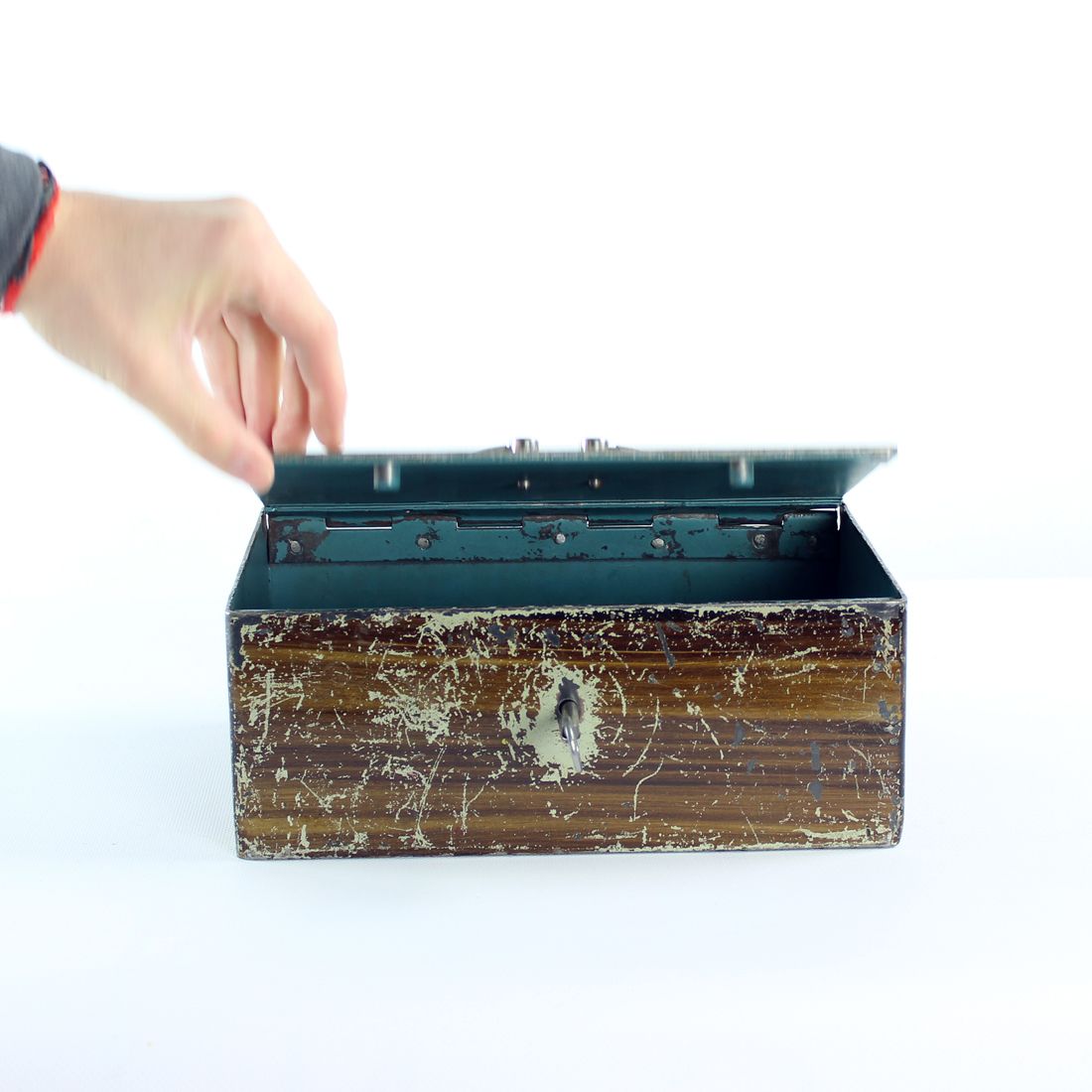 Vintage Safe Deposit Box, Czechoslovakia 1930s photo vintage