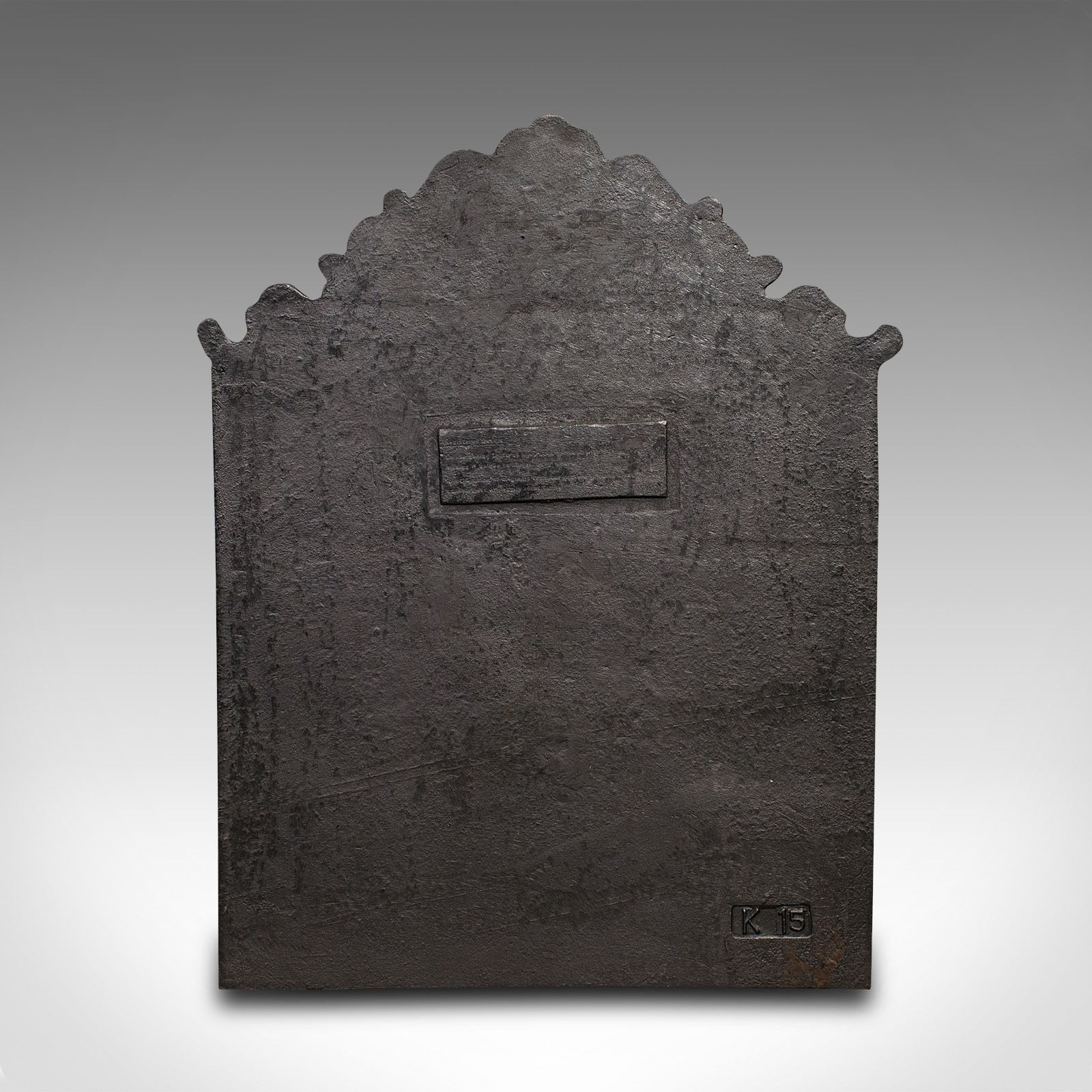 Antique Decorative Fire Backrest, English, Cast Iron, Fireplace Back photo Home Fixtures