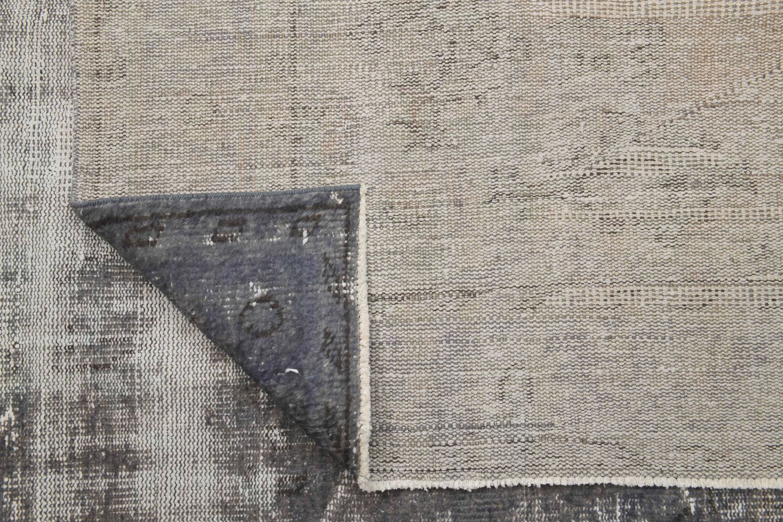 Antique Turkish Carpet, Oushak Handmade Wool Rug, Gray Distressed Area Rugs, Anatolia Farmhouse Decor One Of A Kind, Ethnic Carpet photo vinterior