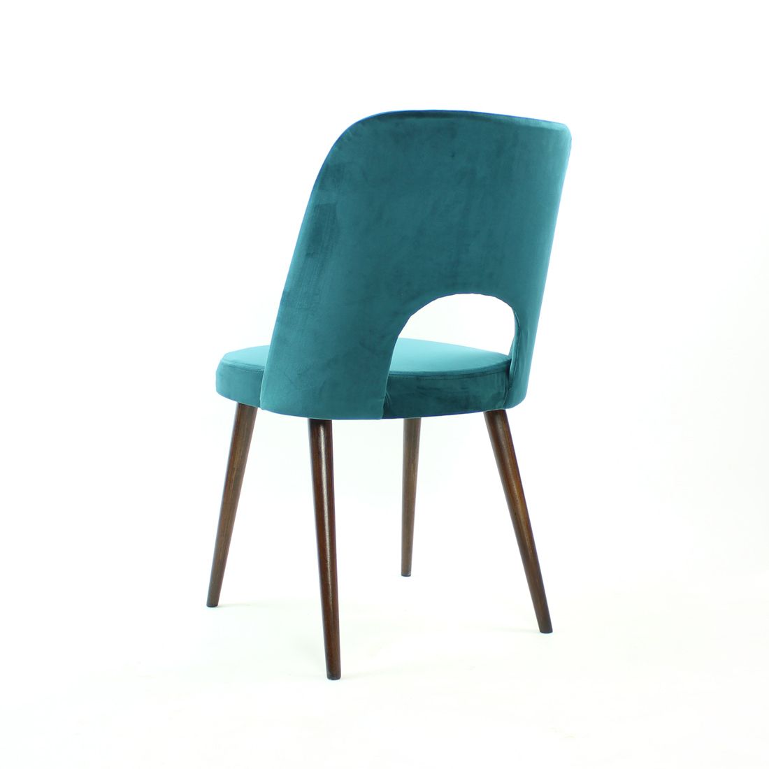 Dining Chairs By Oswald Haerdtl In Velvet For Ton, Czechoslovakia 1950s, Set Of 5 photo vinterior