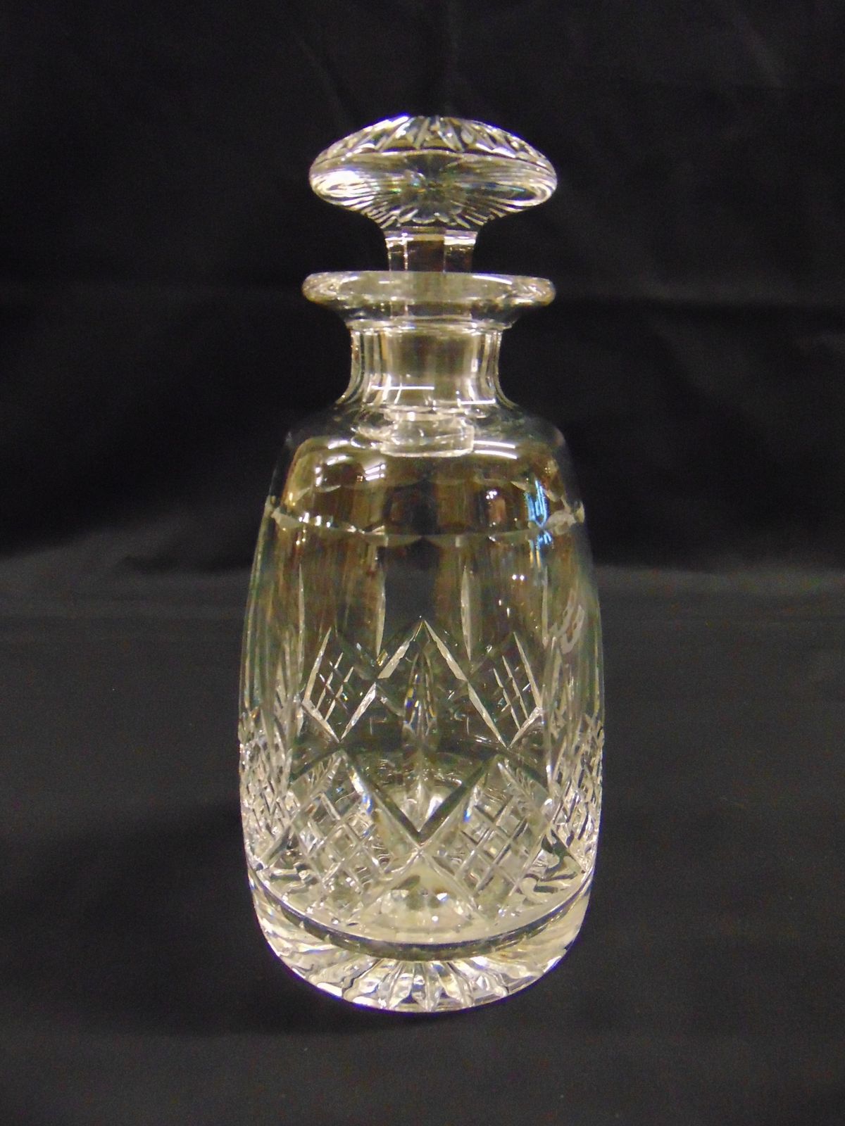 photo furniture Stuart Crystal Glengarry Cambridge Cut Crystal Mushroom Stopper Decanter