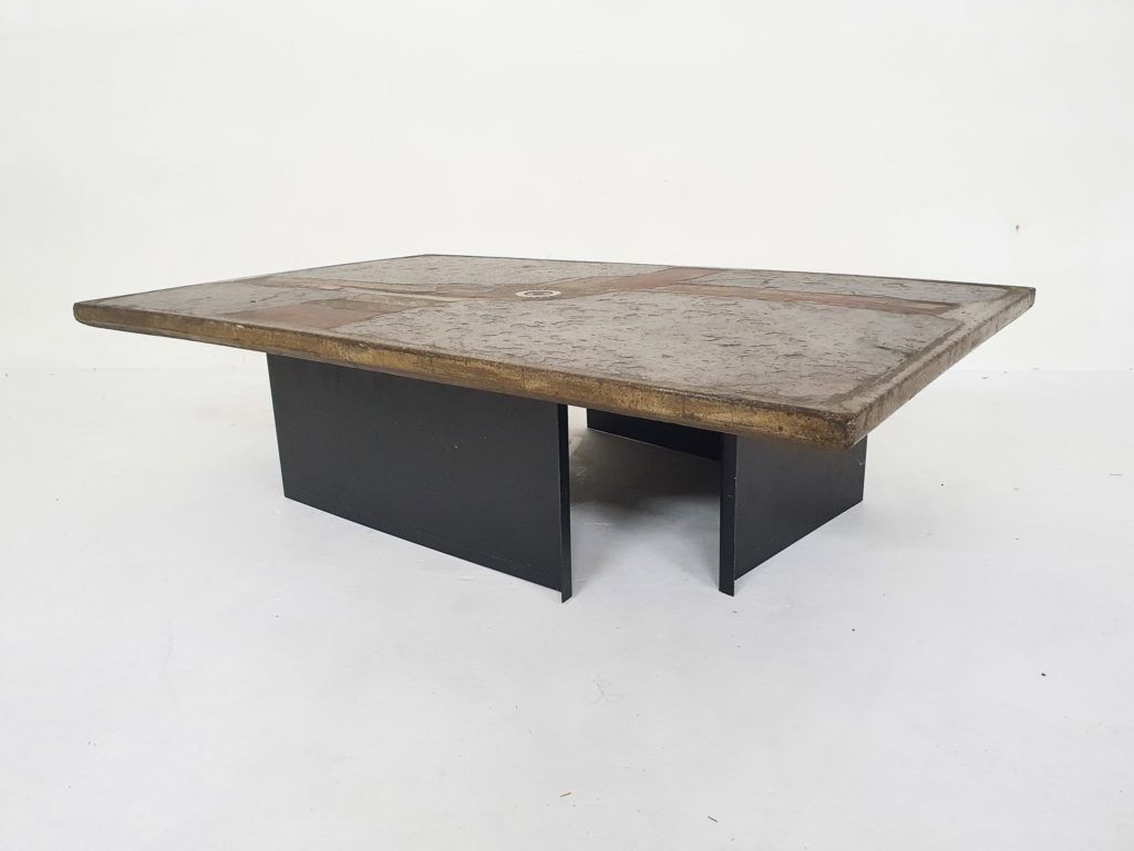 Paul Kingma Stone Coffee Table, Nederland 1981 photo 4422.912