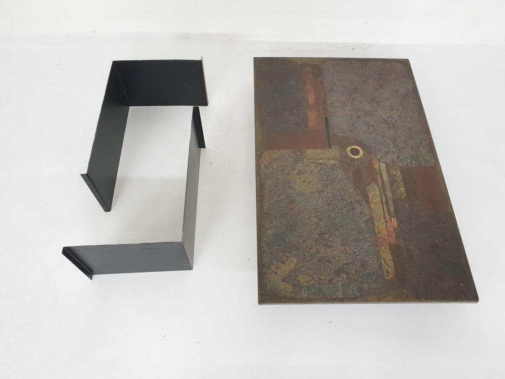 Paul Kingma Stone Coffee Table, Nederland 1981 photo vinterior