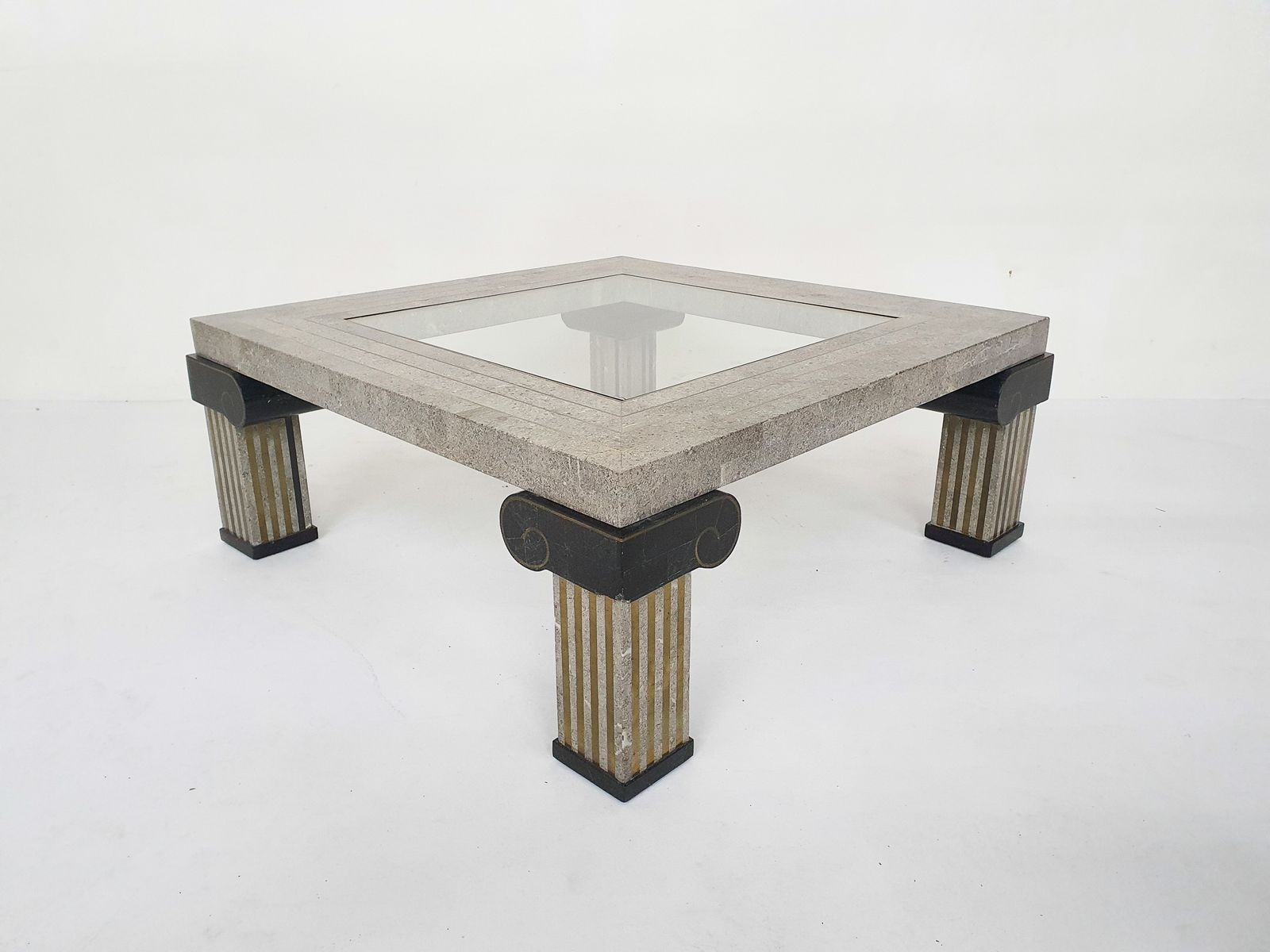 Maitland Smith Attrb. Tesselated Coffee Table, U.S.A, Jaren 1980