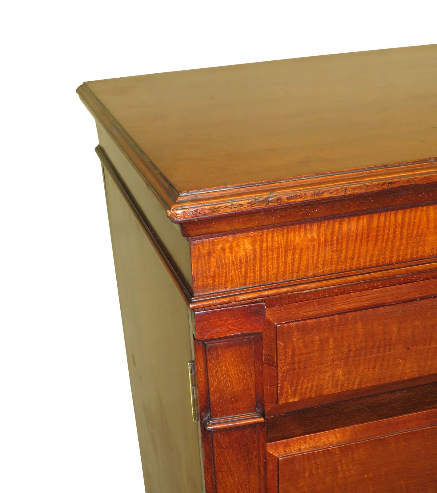 19th Century Mahogany Double Wellington Chest (England, Circa 1880) photo Furniture