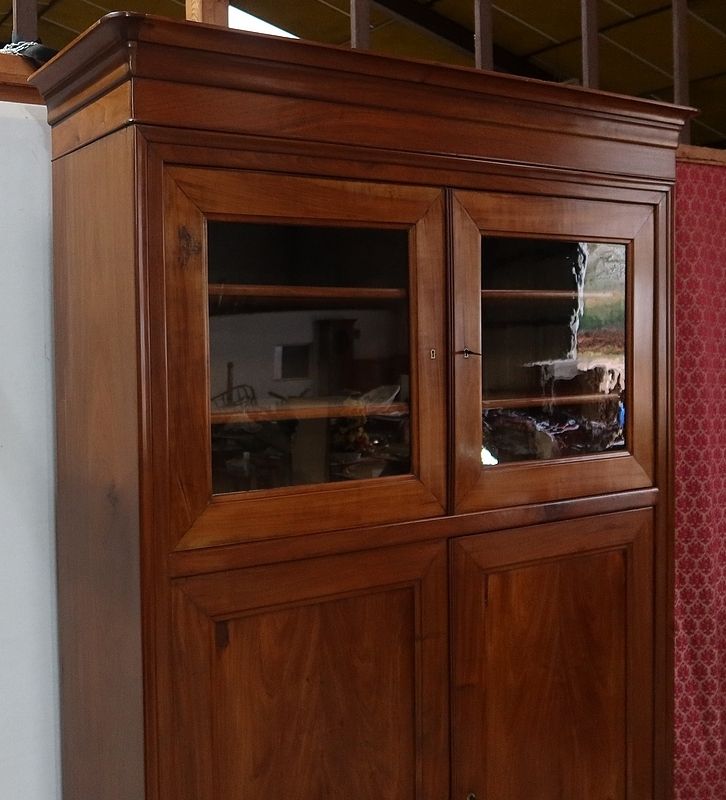 Important Mahogany Four Door Cabinet   2nd Part Of The 19th Century photo vinterior