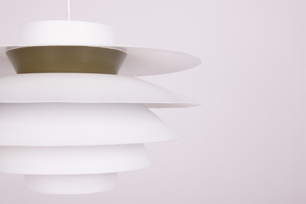Mid Century Danish Verona Pendant Lamp By Svend Middelboe For Fog & Menup, 1970s photo for sale