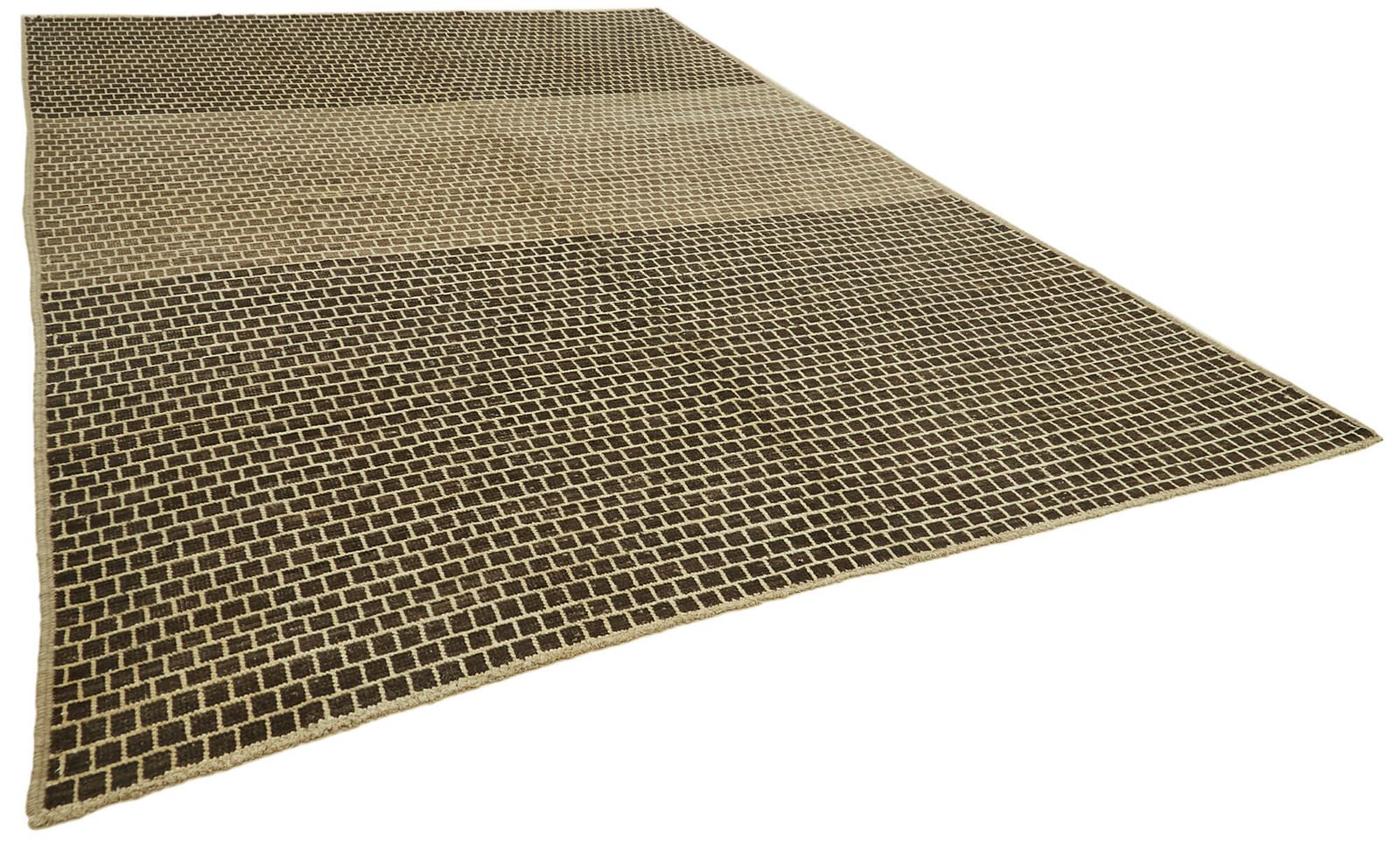 One Of A Kind Handmade 2000s 272 Cm X 382 Cm Brown Moroccan Rug photo furniture