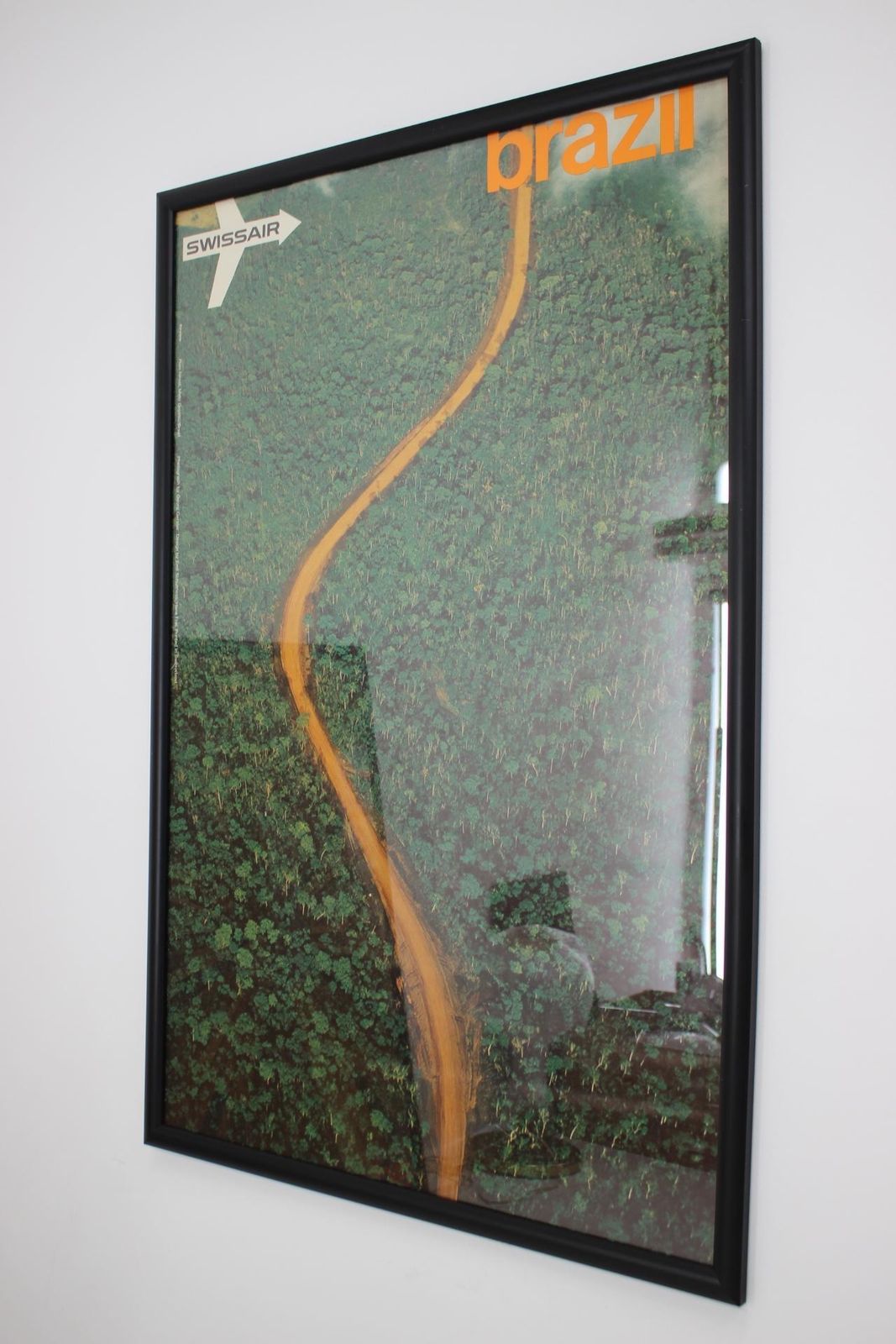Original Travel Poster, Swissair Brazil   Georg Gerster & Emil Schulth   1971 photo for sale