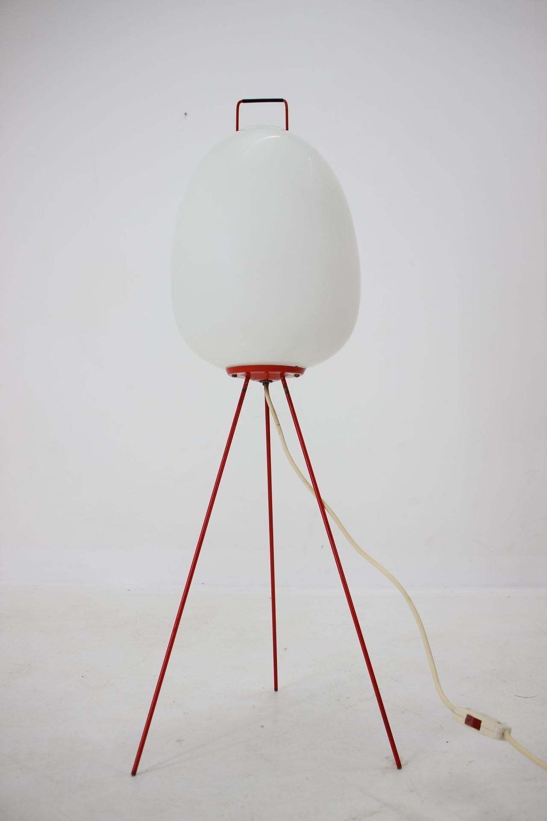 Very Rare Space Age Floor Lamp "Egg" By Josef Hůrka, 1960s photo 1493.0