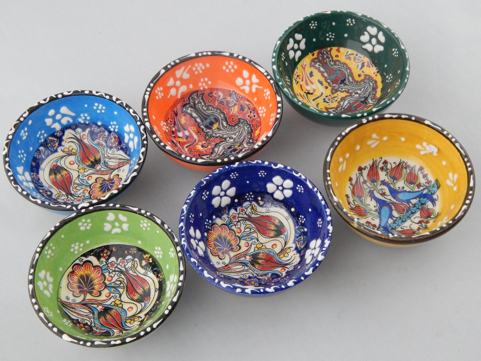 Handmade Turkish Bowl Tapas Mezze   Set Of 6 photo for sale