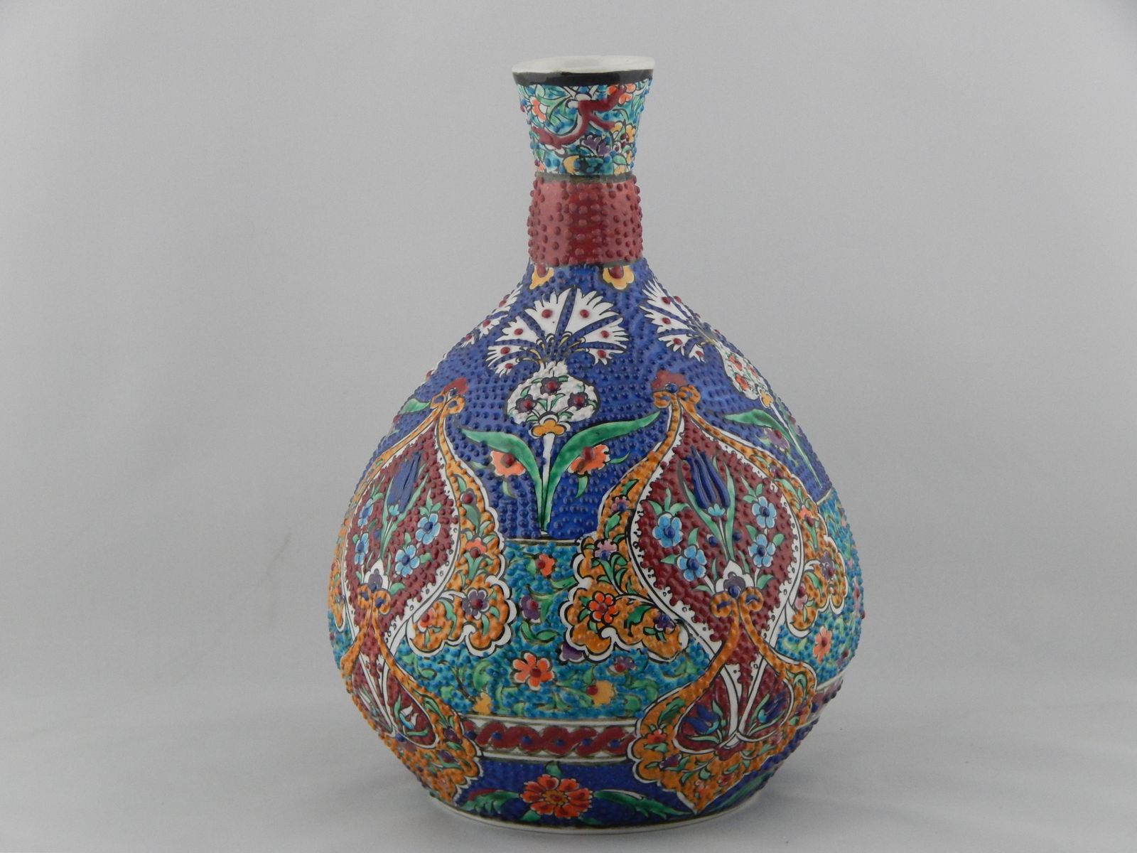 Unusual Turkish Ceramic Vase, 2000s