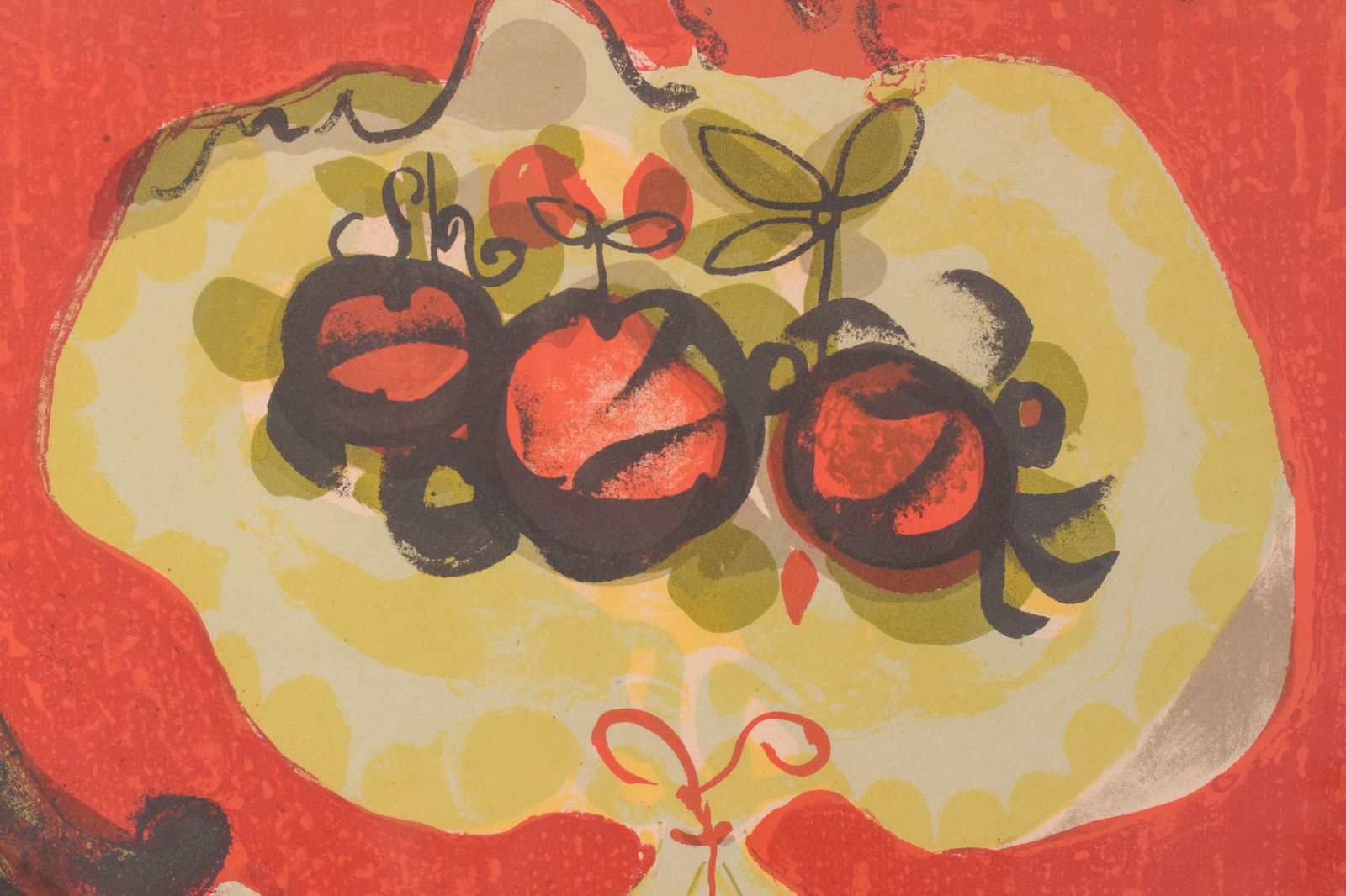 Agustín Ubeda (1925–2007) Lady With Fruit photo vintage