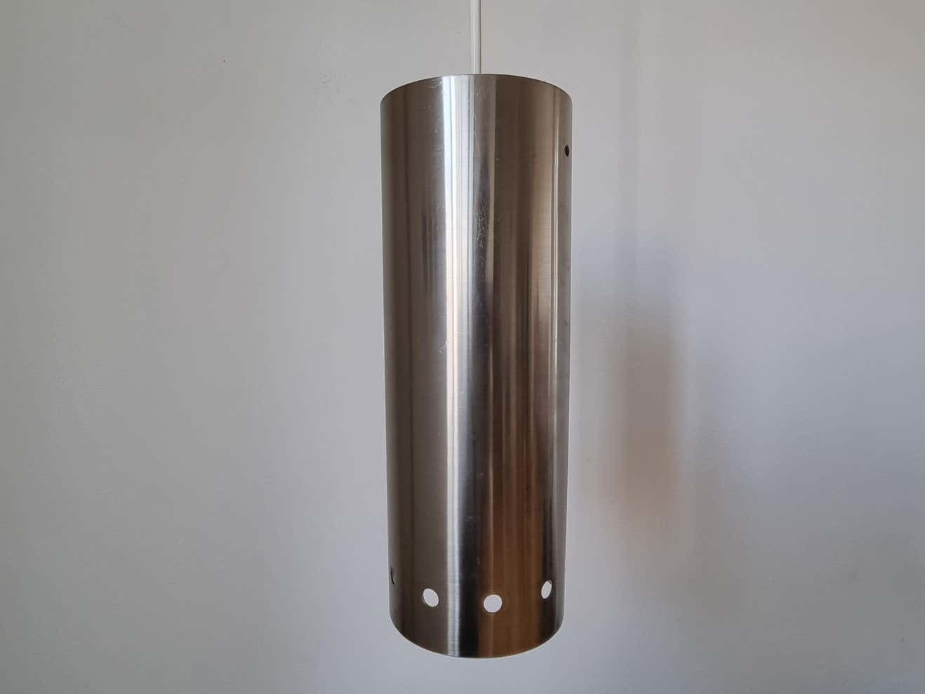 photo furniture Set Of Three Chrome Mid Century Pendants, Denmark, 1970s