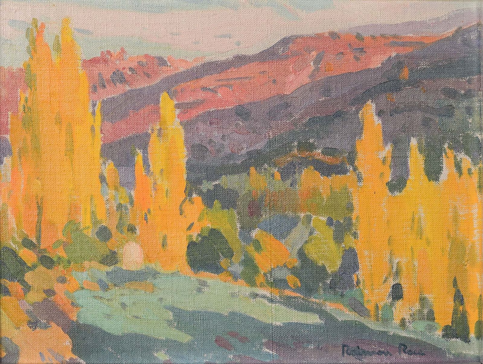 Raimon Roca Ricart. (1917–2013) Golden Light. "Martinet, La Cerdanya"