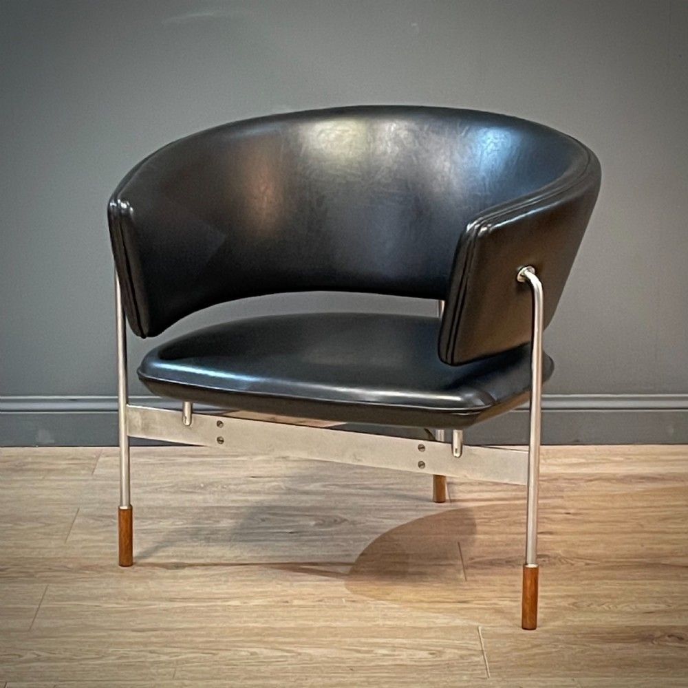 Rare Sigurd Resell ‘Cirkel’ Lounge Chair For Rashad & Relling, Norway photo furniture