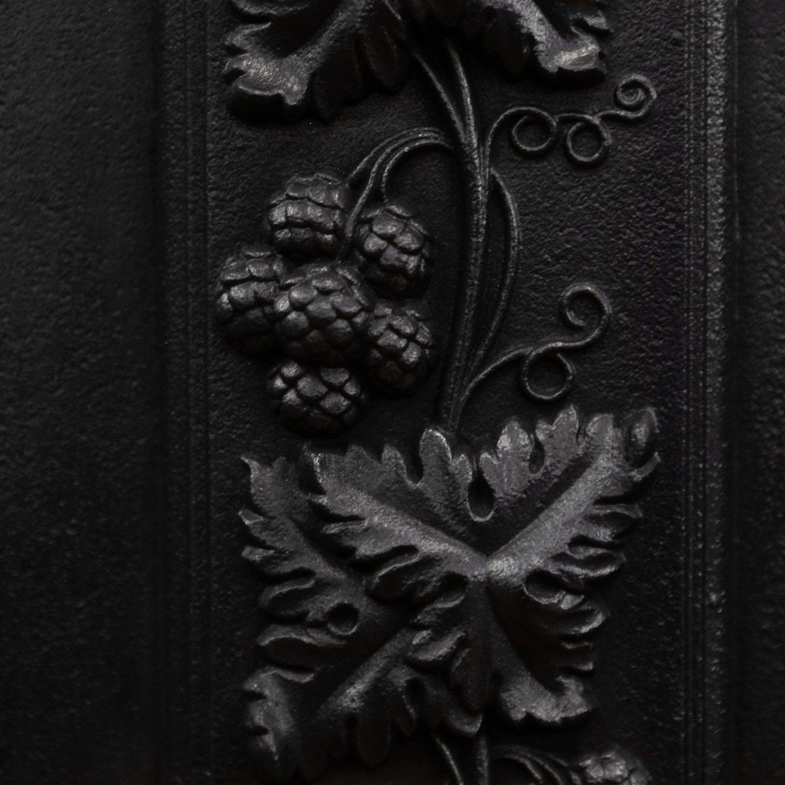 Antique Ornate Georgian Cast Iron Hob Grate Insert photo vinterior