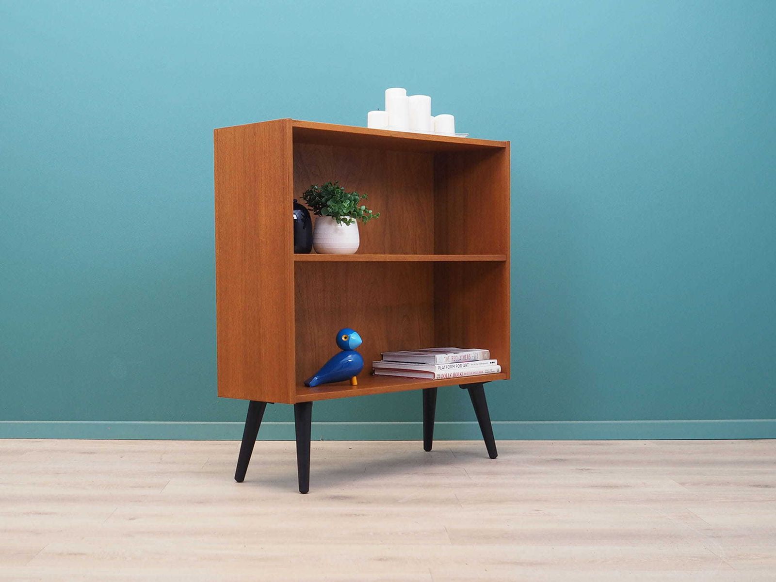 Teak Bookcase, Danish Design, 1970s, Production: Denmark photo Furniture