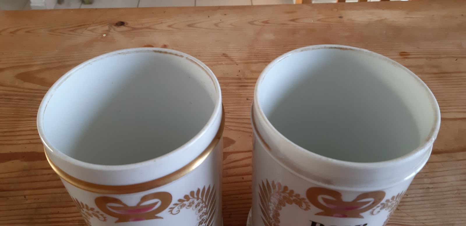 Pair Of 19th Century Mehun Porcelain Pharmacy Jar photo 230.64