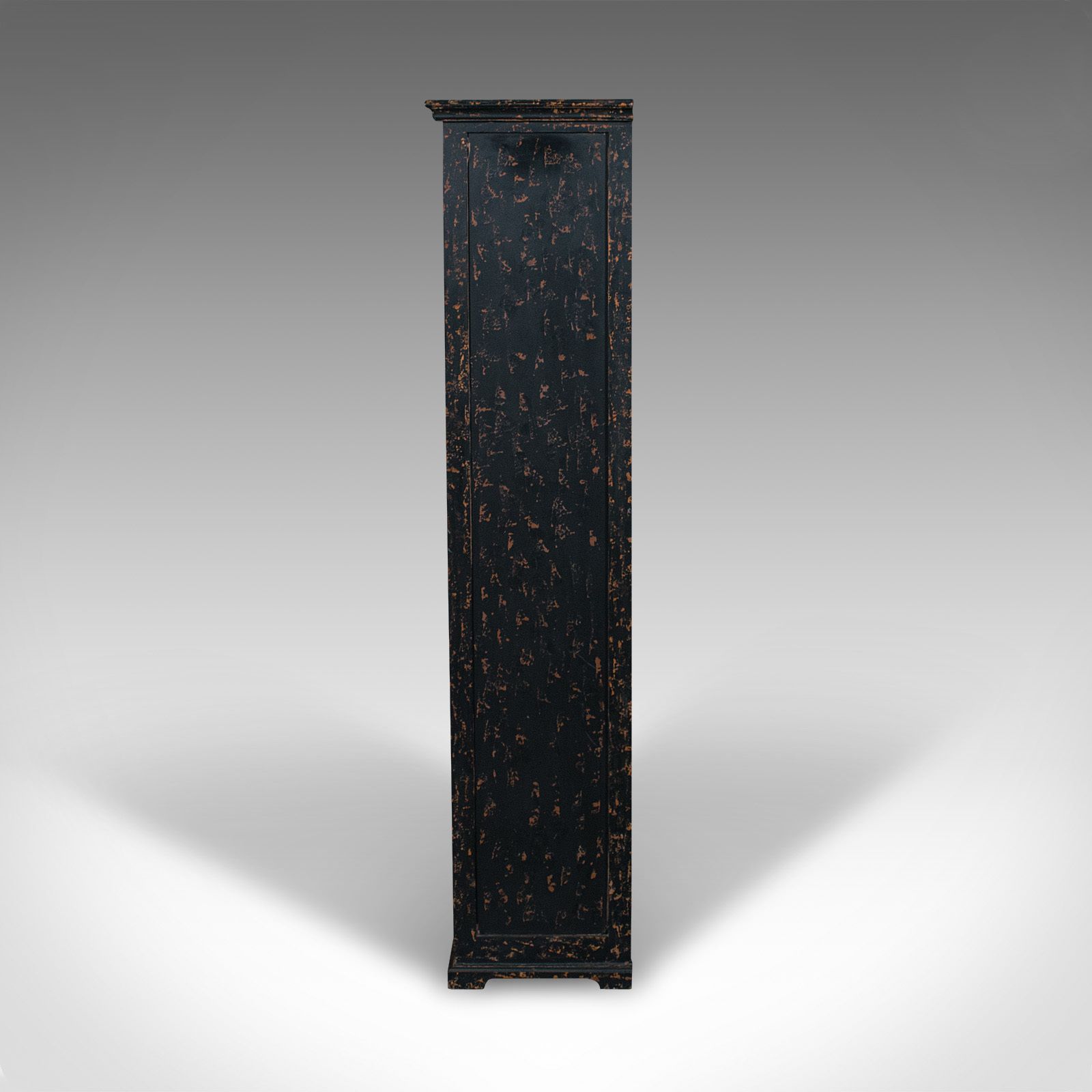 Tall Vintage Trunk Stand, English, Hand Painted Pine, Suitcase Chest Of Drawers photo Furniture