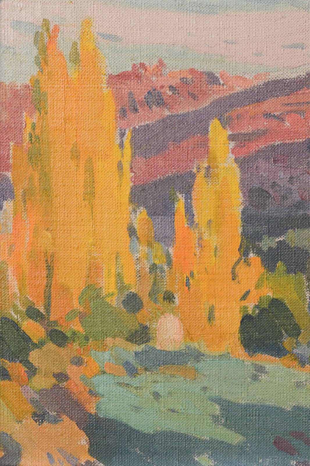 Raimon Roca Ricart. (1917–2013) Golden Light. "Martinet, La Cerdanya" photo for sale