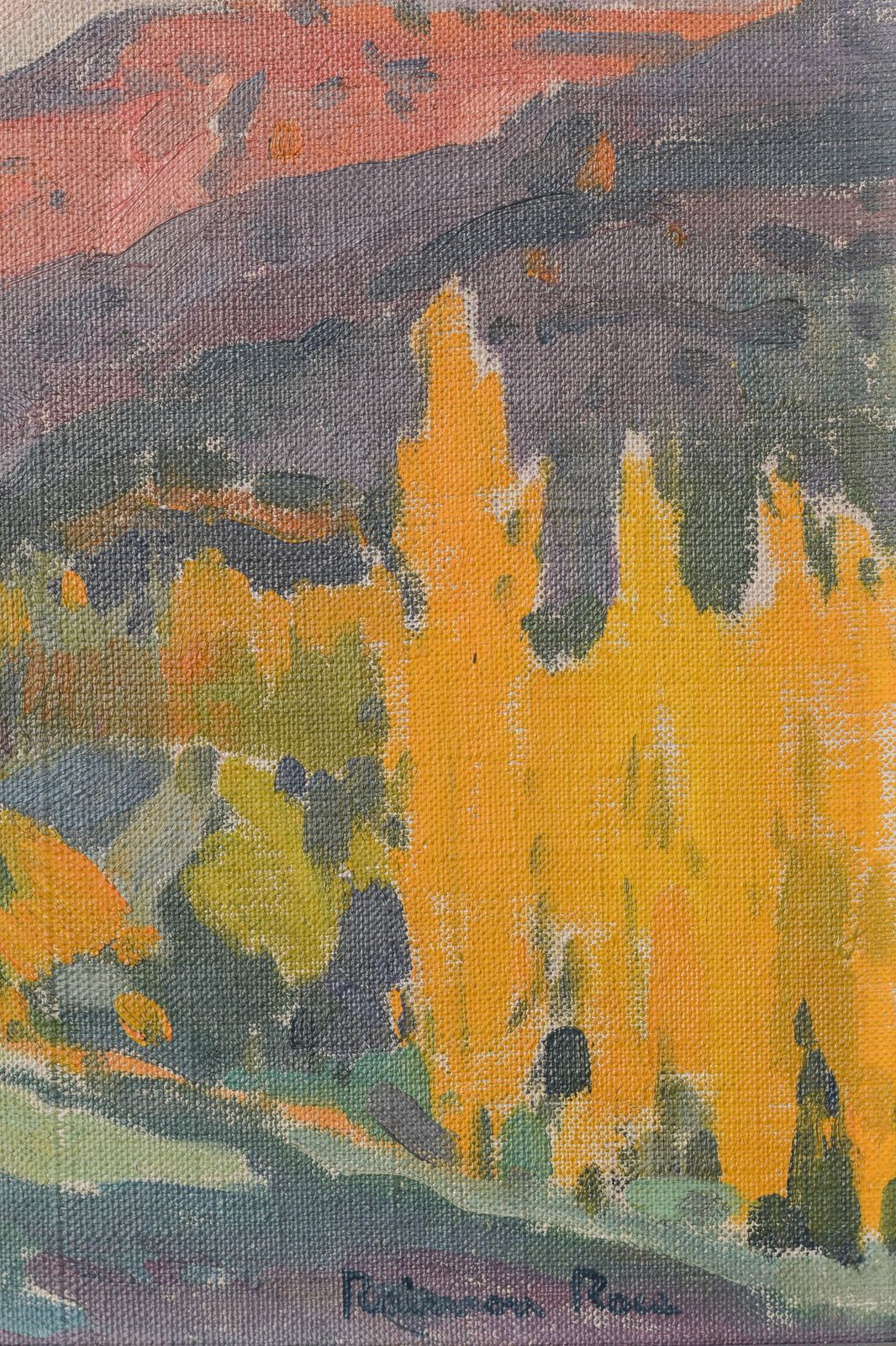 Raimon Roca Ricart. (1917–2013) Golden Light. "Martinet, La Cerdanya" photo Kunst