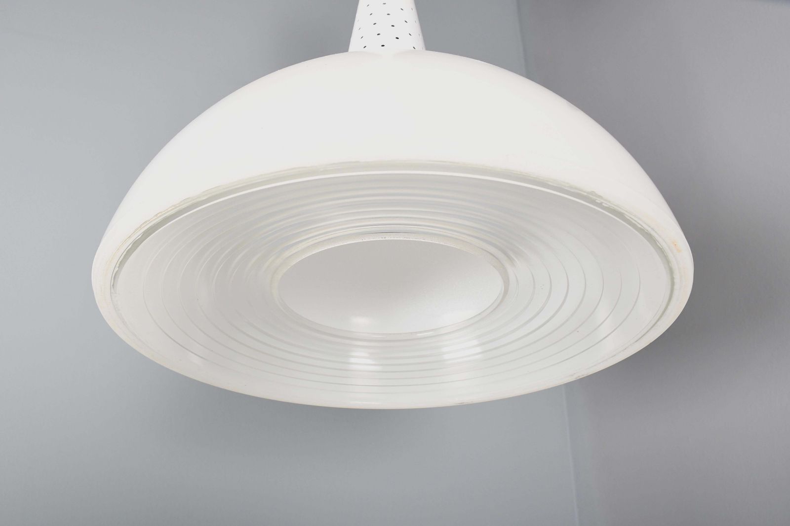 1 Of 12 Perforated Metal And Glass Pendants By Mathieu Matégot, France 1950s photo buy
