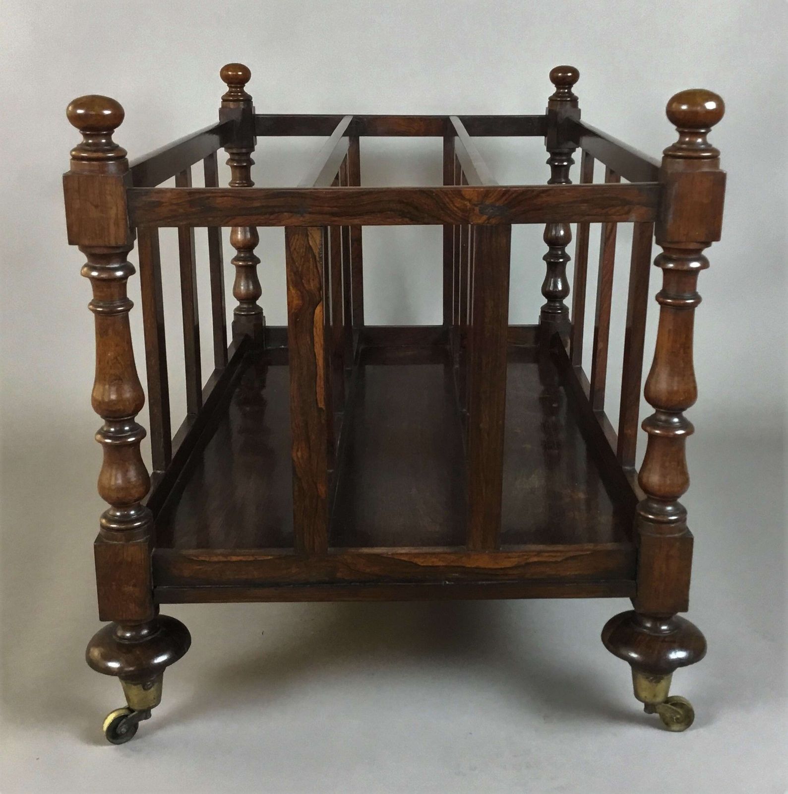 Regency Rosewood Folio Stand / Large Canterbury photo Home Decor