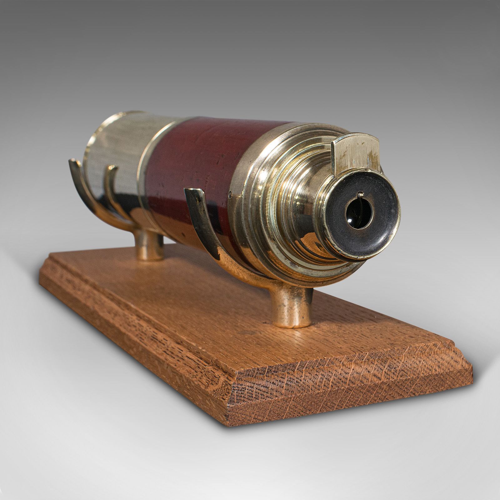 Antique 3 Draw Telescope, English, Terrestrial, Davis Of London, 1860 photo Home Decor