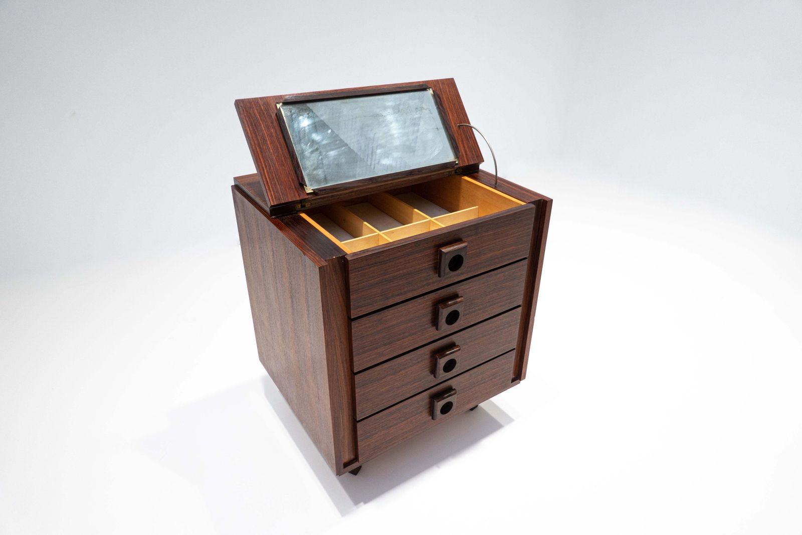 Mid Century Modern Italian Dressing Table, Teak, 1960s photo vintage