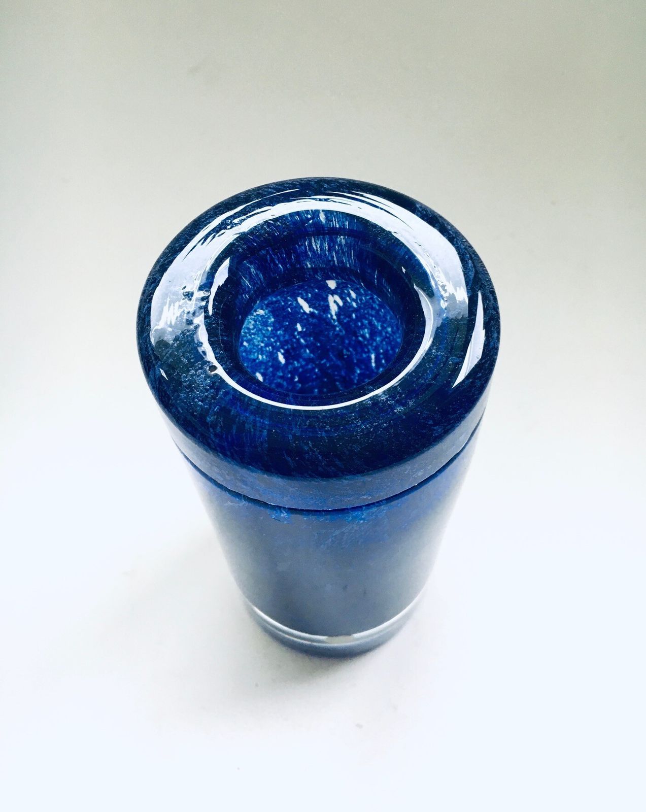 Midcentury Scandinavian Design Art Glass Vase, 1960's Sweden photo Home Decor