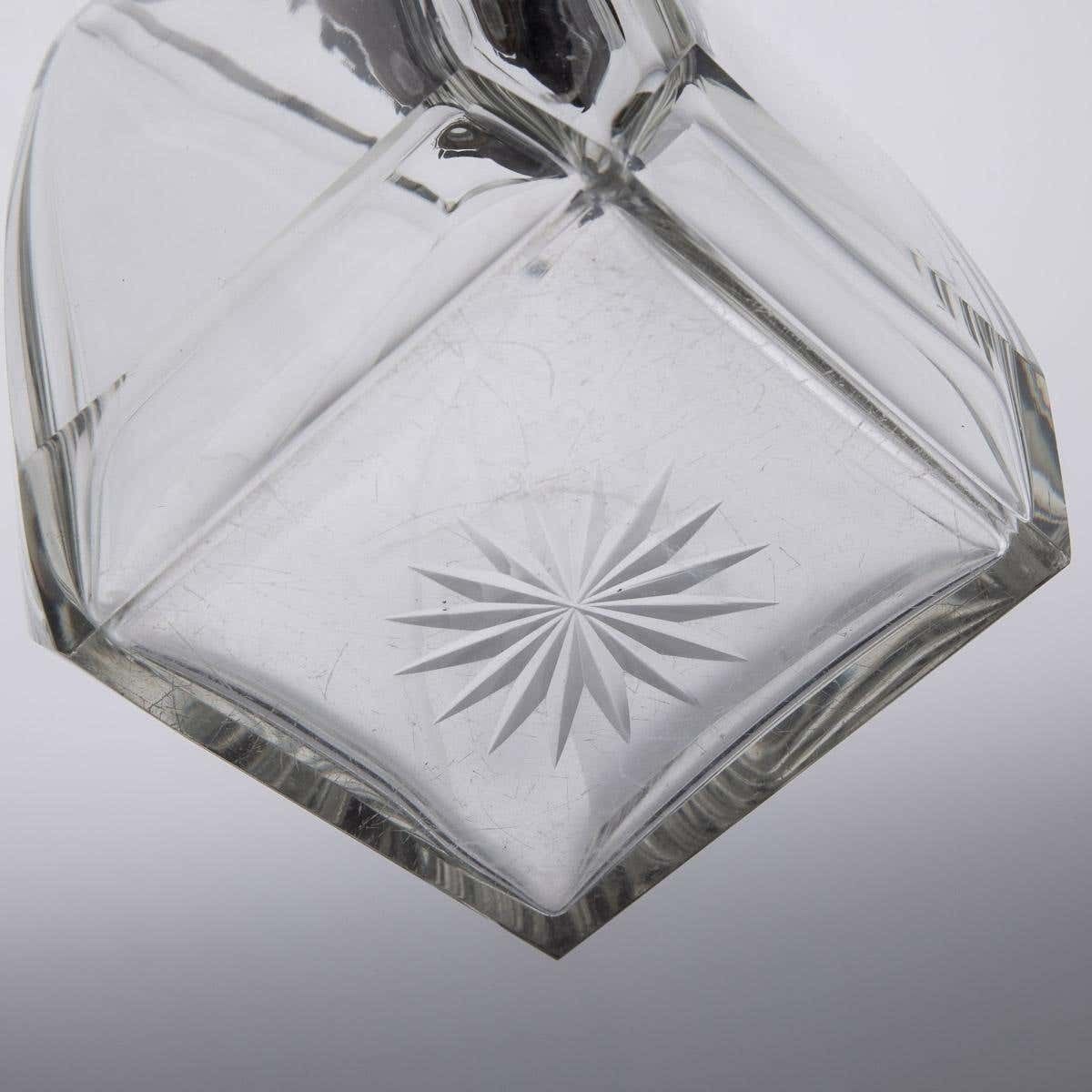 photo buy 20th Century English Solid Silver & Glass Spirit Decanter, Mappin & Webb, C.1929