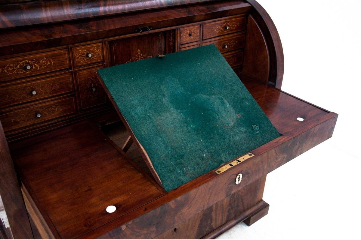 photo vinterior Antique Secretary, Northern Europe, Mid 19th Century.