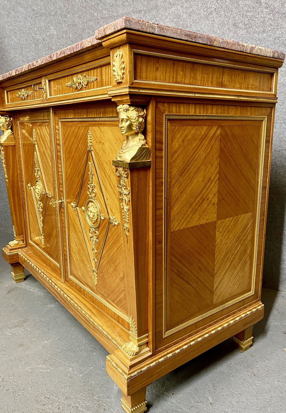 Fine Pair Of French Cabinets By Edmond Poteau. photo vintage