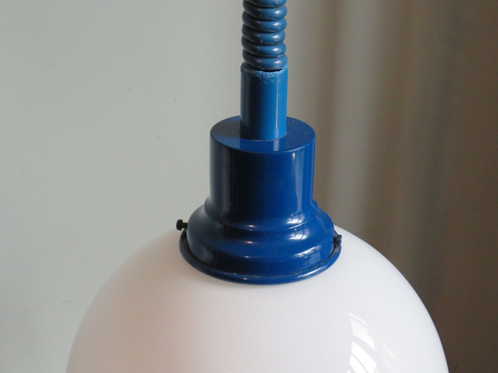 Pendant In Opaline Glass, Germany 1970s photo 380.0