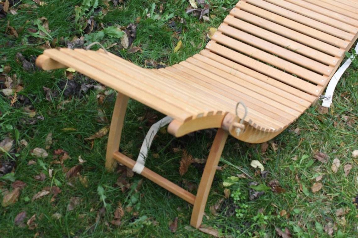 Outdoor Teak Wood Folding Lounge Chair, Compact And Easy To Carry Camping Furniture Beach Lounge Chair photo 303.64