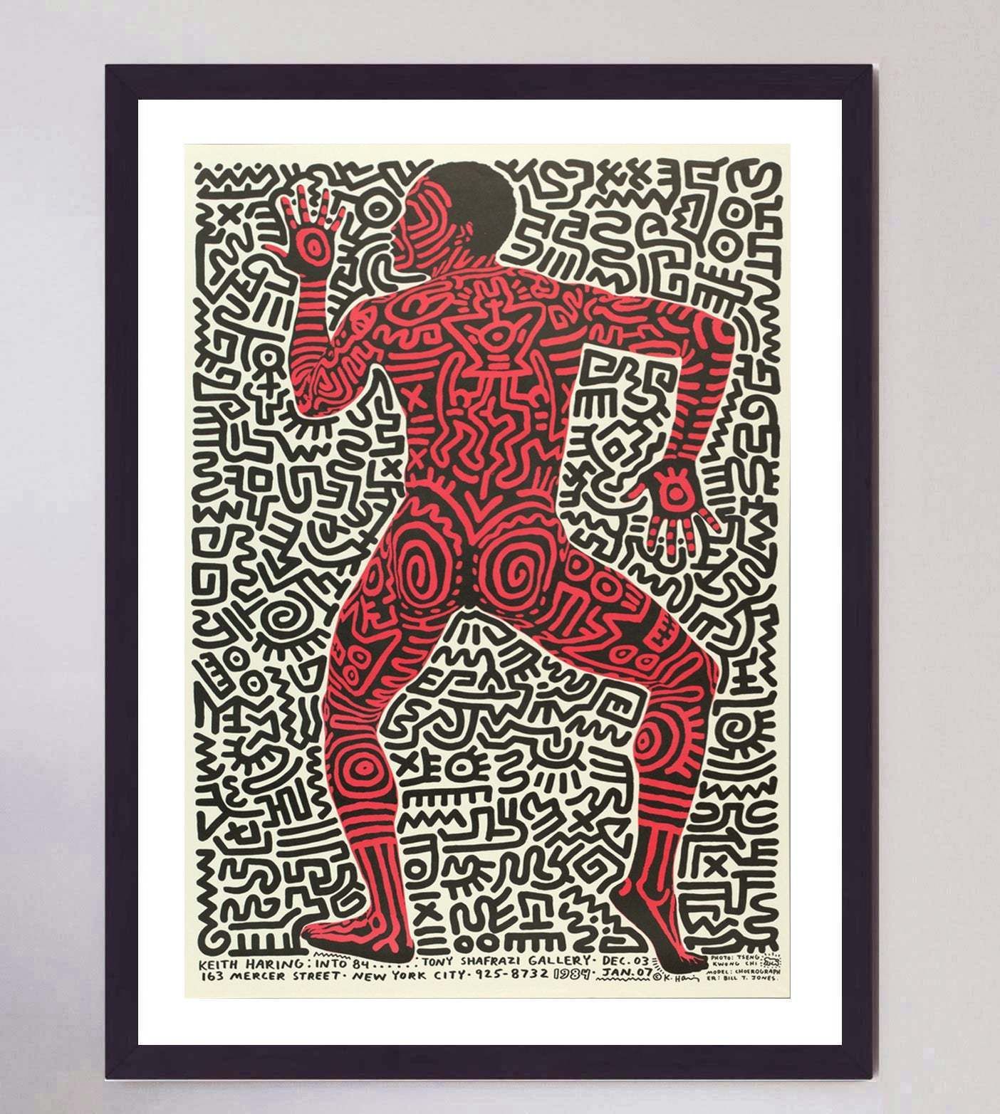 Keith Haring   Into 84 Original Vintage Poster photo furniture