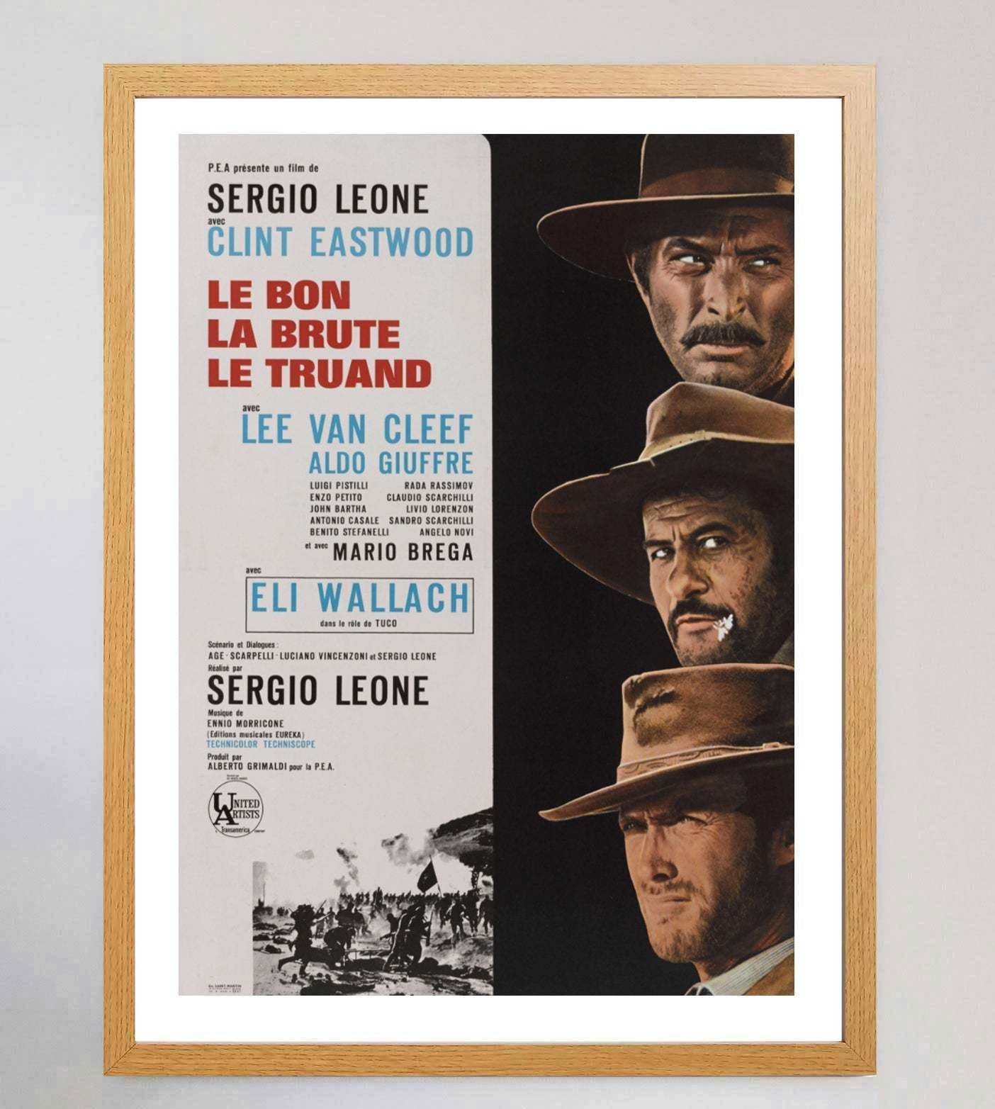 The Good, The Bad, And The Ugly (French)  Original Vintage Poster photo Art