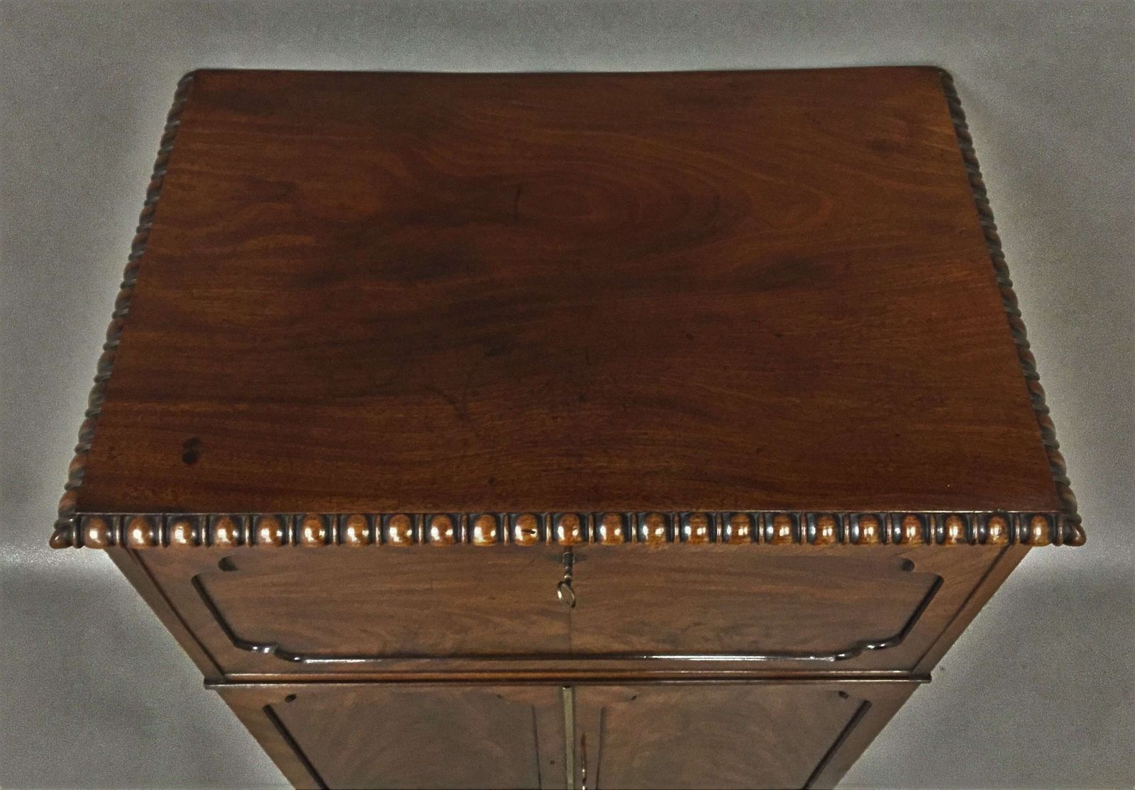 Regency Mahogany Secretaire Cabinet Of Small Proportions photo vinterior