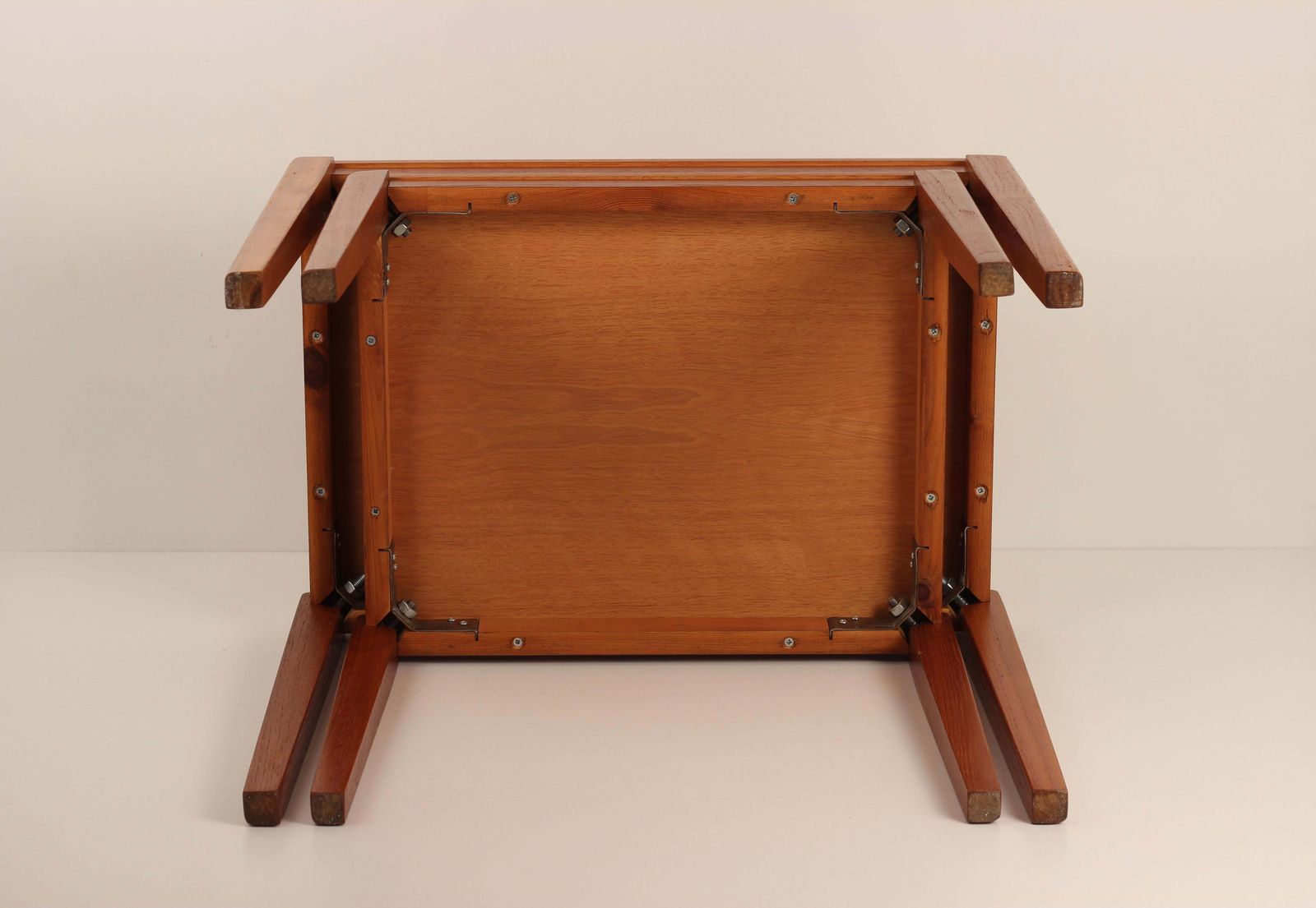 photo vinterior Scandinavian Modern Danish Teak Nest Of 3 Tables By Mobelfabrikken Toften 1960’s